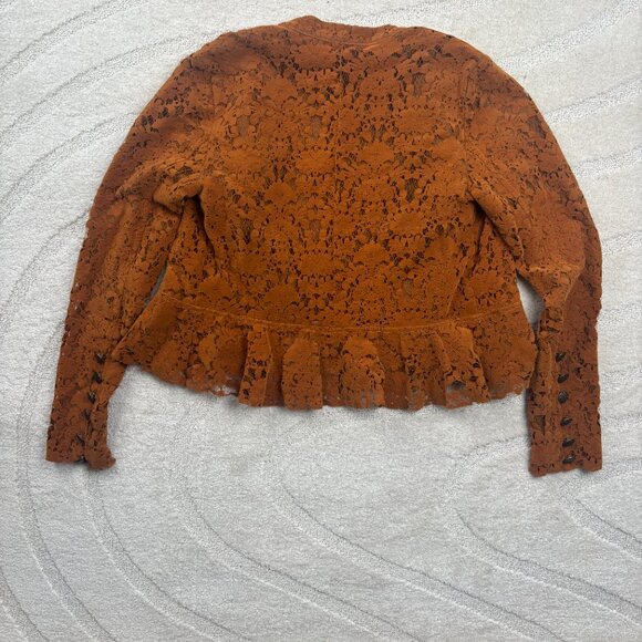 Free People Lace Military Style Jacket - Picture 3 of 5